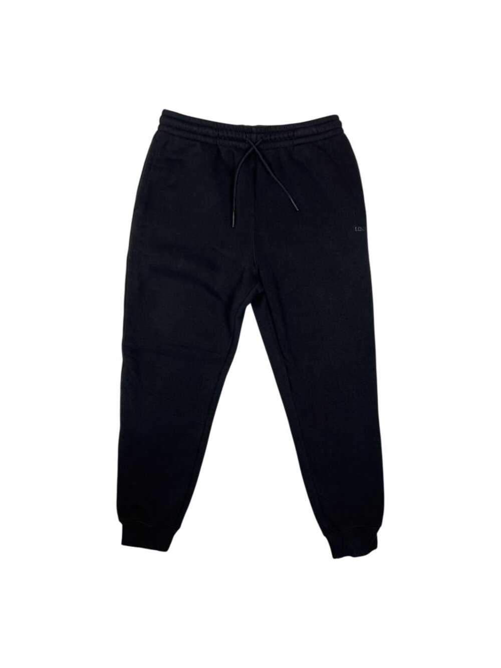 LCKR Foot Locker Sweatpants Mens Large Black Fleece Joggers Casual